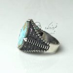 انگشتر فیروزه نیشابوری نقره ترک کد 903 - Image 3