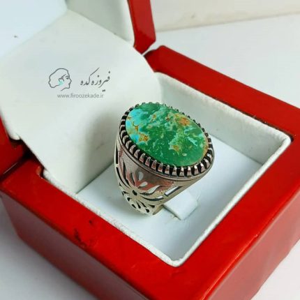 انگشتر مردانه فیروزه نیشابور کد b106