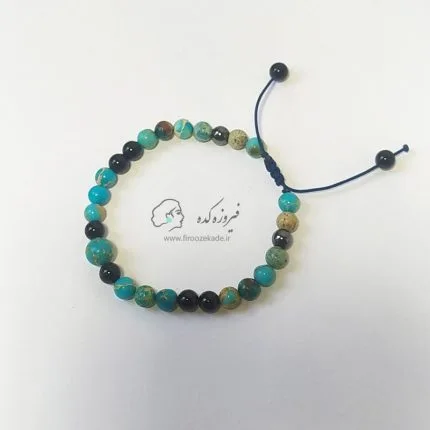 دستبند مهره فیروزه کد 301