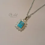گردنبند زنانه فیروزه نیشابور کد 960