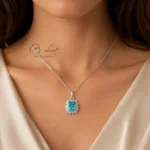 گردنبند زنانه فیروزه نیشابور کد 960