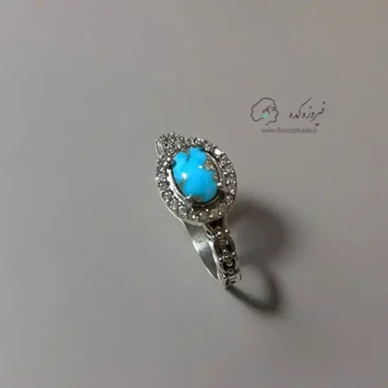 انگشتر-زنانه-فیروزه-نیشابور-کد-958