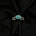انگشتر نقره فیروزه زنانه کد 956